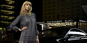 Fashion: Eva Padberg und Mercedes-Benz.